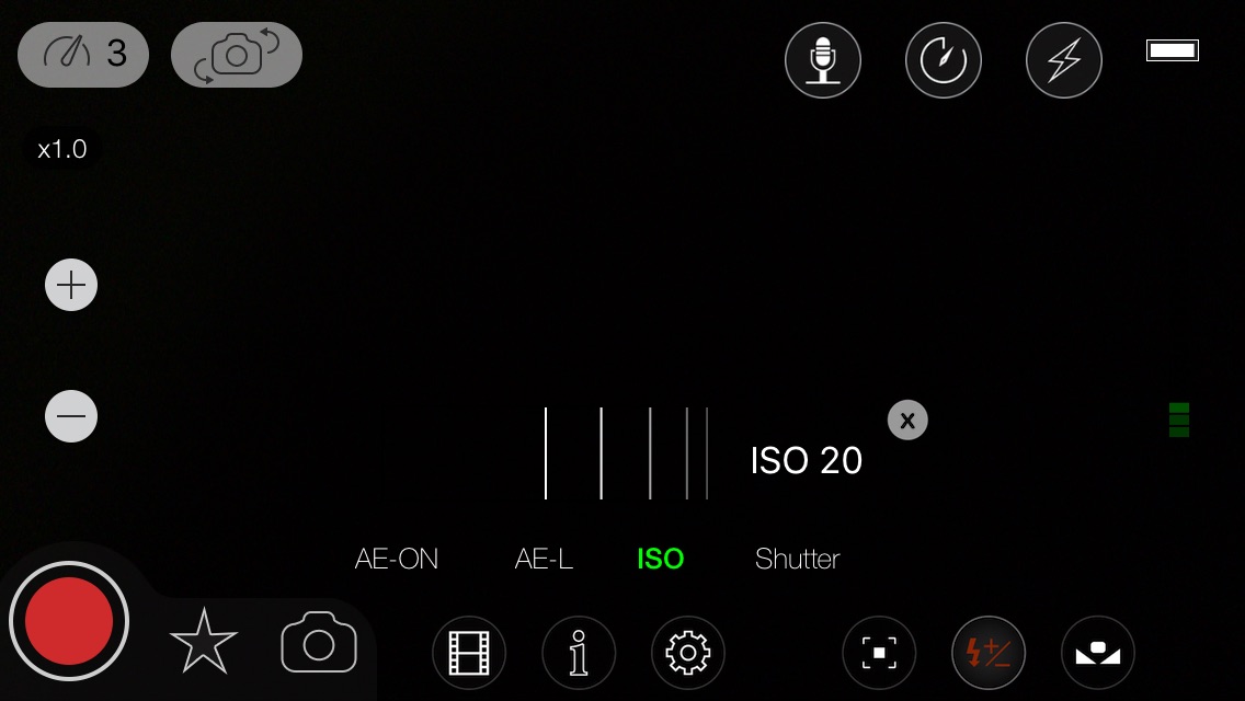 MoviePro for iOS: How to set 180-degree shutter, framerate and more 21