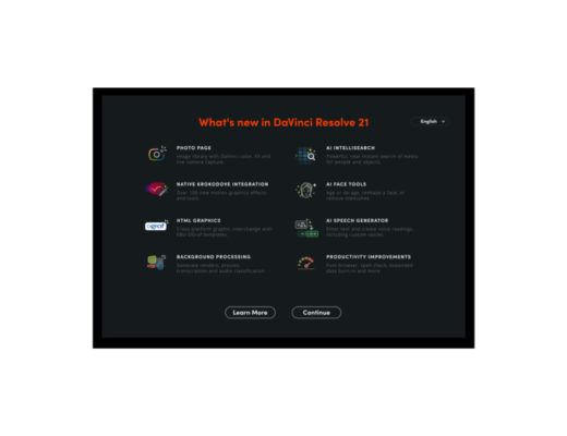 New in Davinci Resolve 21