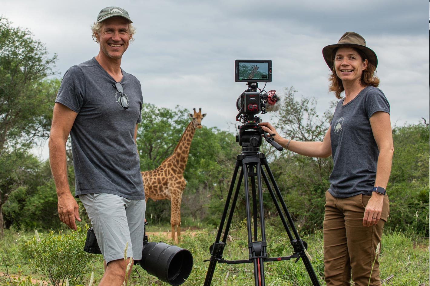 Noa Koefler and Hannes Lochner: a passion for wildlife