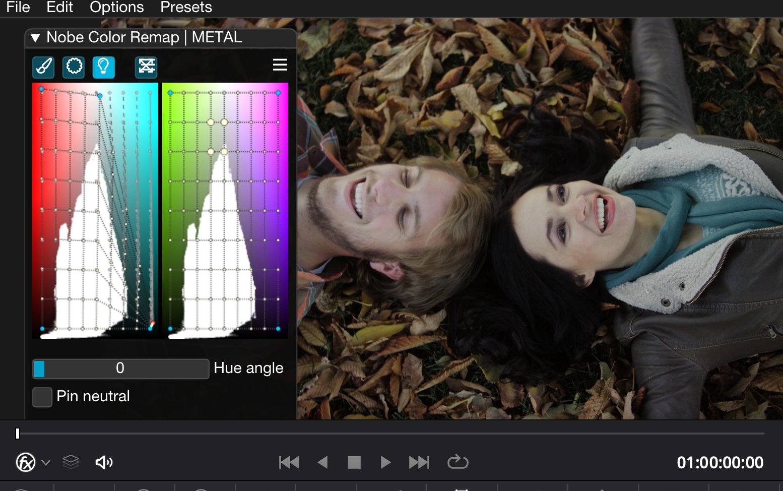 Nobe Color Remap for all your post-production tools. The original Color Warper 4