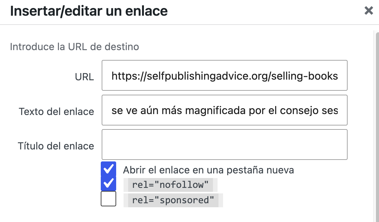 Nofollow-Wordpress-castilian