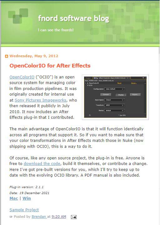 Color Management Part 11: Introducing OpenColorIO 2