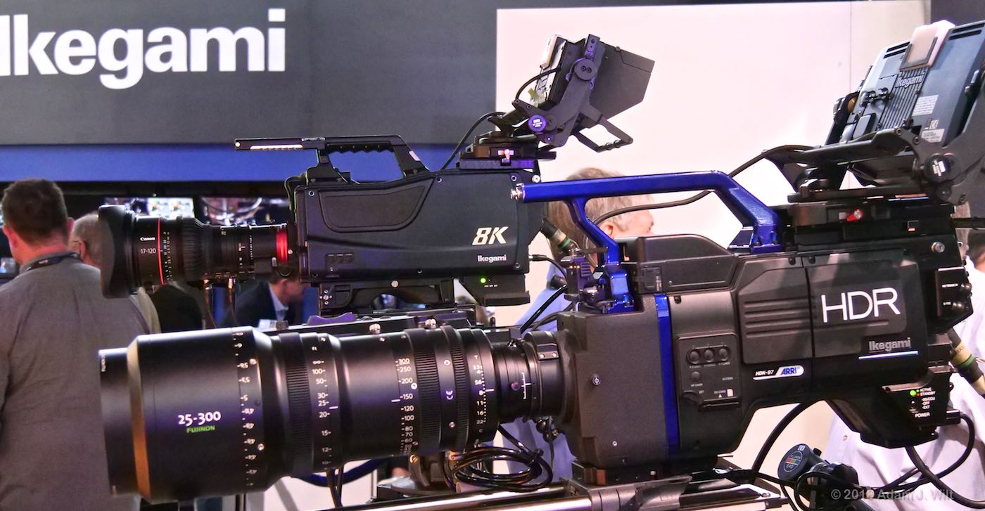 8K HDR broadcast cameras from Ikegami