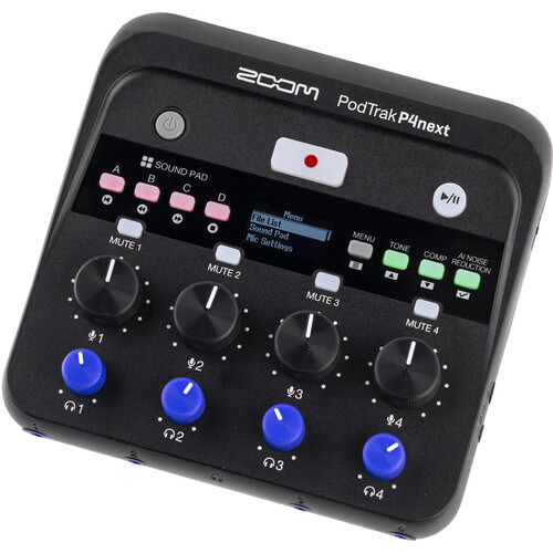 Zoom PodTrak P4next announced with proper 48 kHz sampling frequency and 24-bit depth! 10