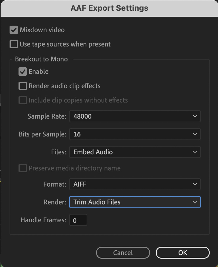 How to answer when someone asks you to move a project from Avid to Premiere Pro (or vice versa) 5