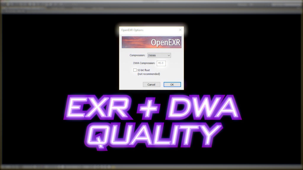 Using EXRs and DWA in After Effects 1