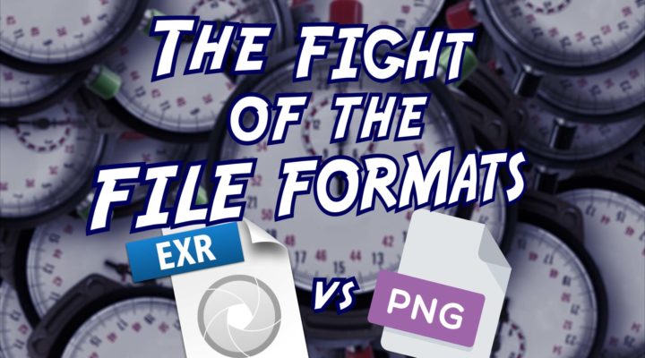 Fight of the File Formats! PNGs or EXRs? 1