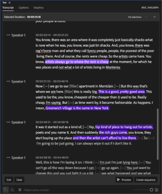 Tool Tip Tuesday for Adobe Premiere: Grab the best Moments in the Transcript Panel with Paper Edit 14