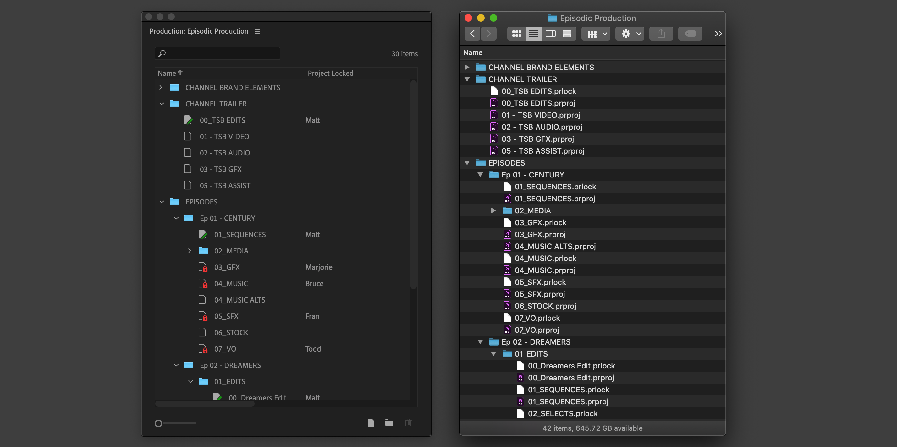 Productions: a new workflow coming to Adobe Premiere Pro 4