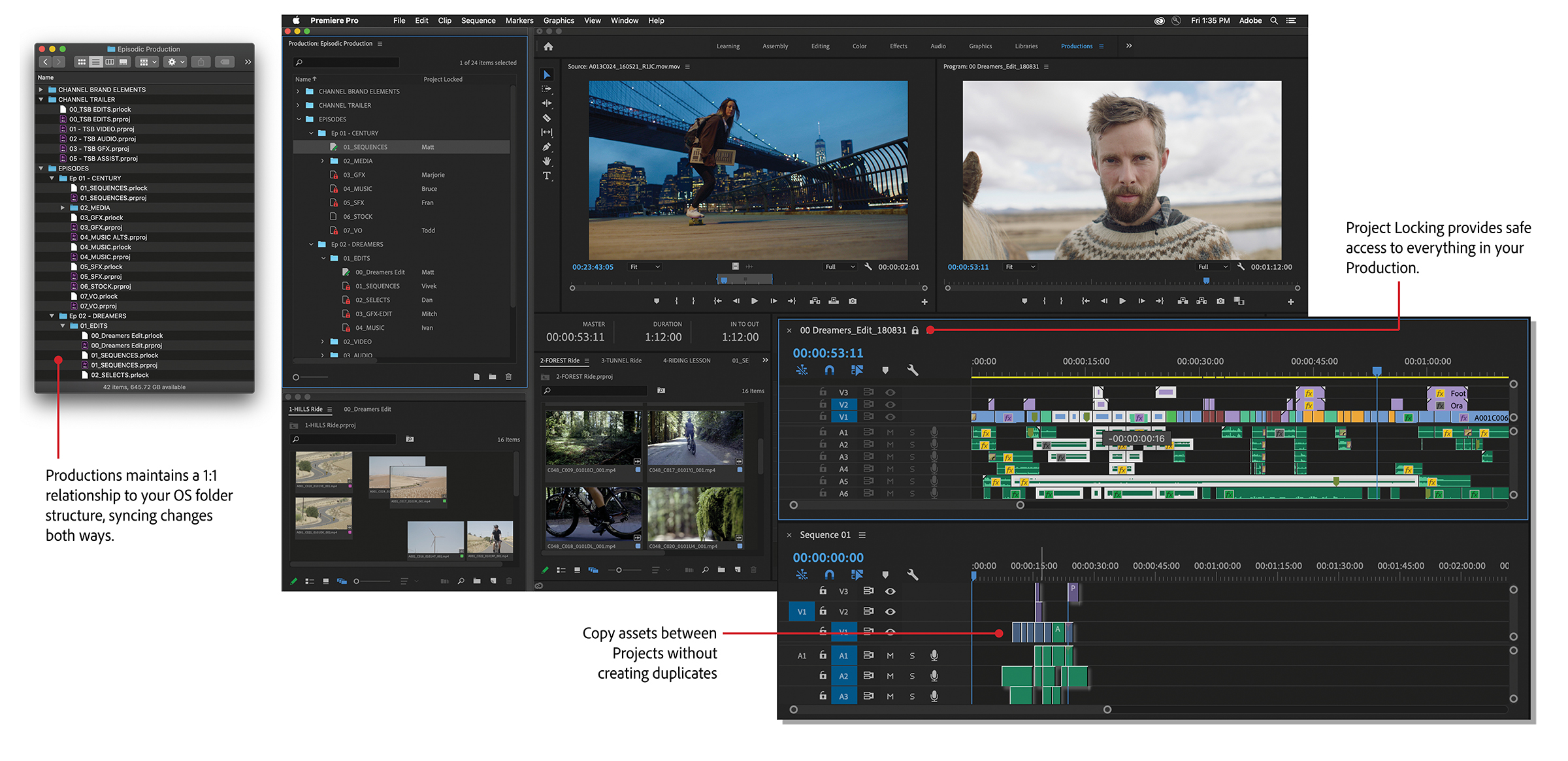 Adobe announces Productions: Premiere team projects for all 2