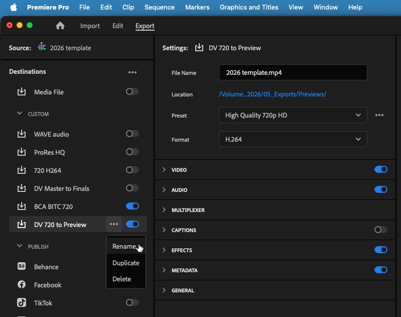 Tool Tip Tuesday for Adobe Premiere Pro: Custom Export Destinations 13 Tool Tip Tuesday for Adobe Premiere Pro: Custom Export Destinations 13