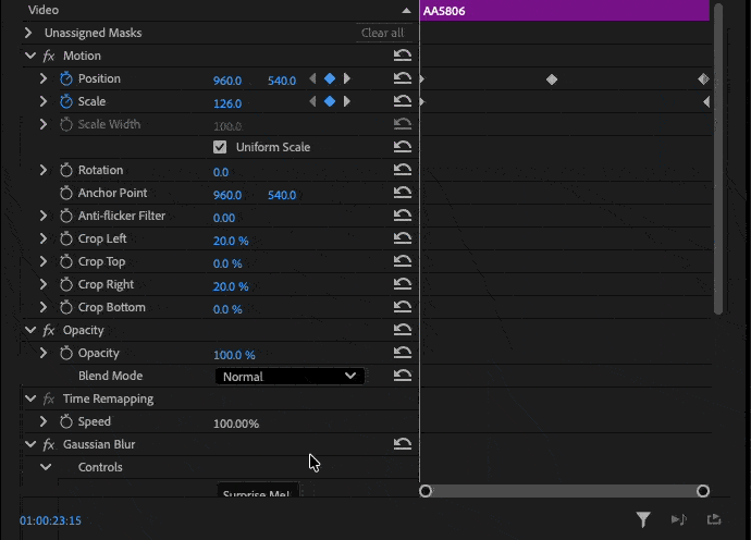 Tool Tip Tuesday for Adobe Premiere Pro: Show Only Keyframed Properties 13 Tool Tip Tuesday for Adobe Premiere Pro: Show Only Keyframed Properties 13