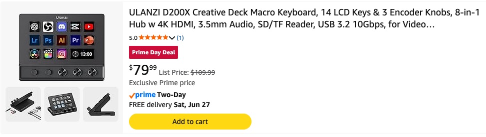 Still time to get an editing control surface during Amazon Prime Day 29 Still time to get an editing control surface during Amazon Prime Day 29