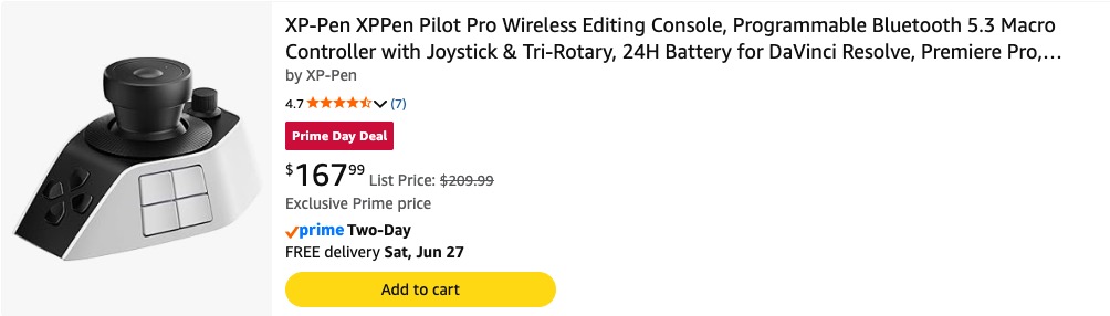 Still time to get an editing control surface during Amazon Prime Day 26 Still time to get an editing control surface during Amazon Prime Day 26