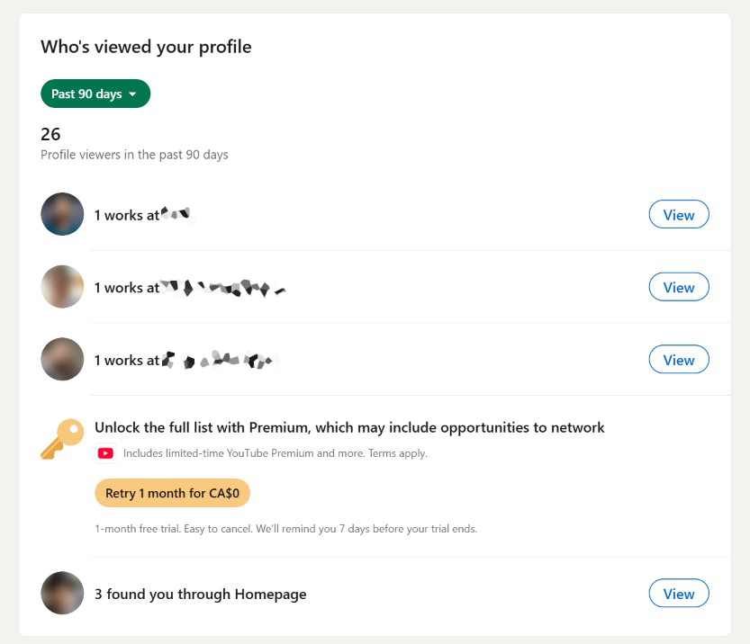 LinkedIn: Networking, or Just Another Social Media Feed? 8 Linkedin - Profile Views