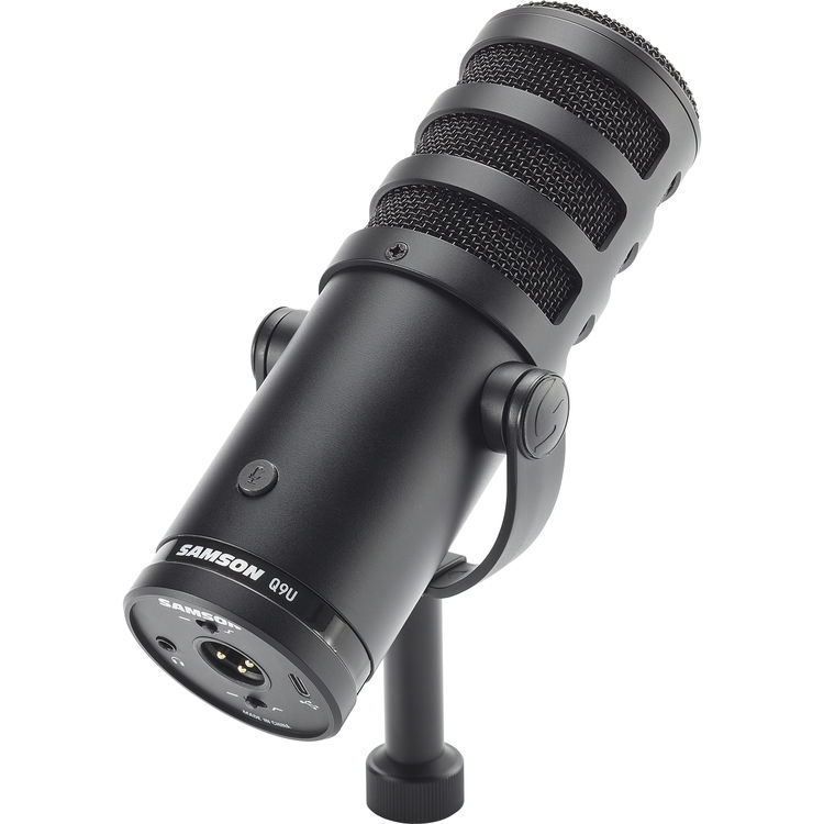 Review: Samson Q9U studio dynamic hybrid mic with A7WS windscreen 25