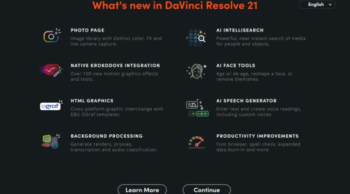 DaVinci Resolve 21 Announced with new AI features and a new Photo page 1