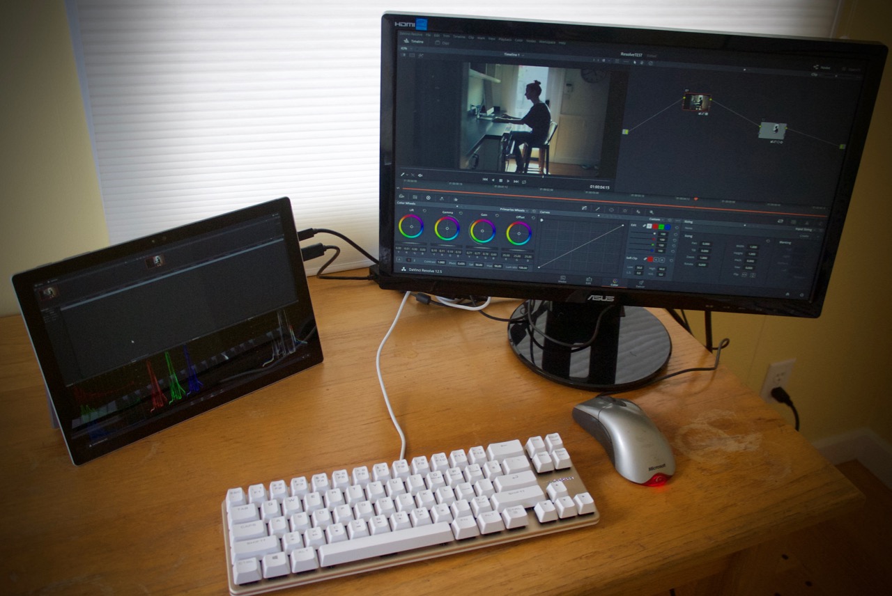 Surface Pro Davinci Resolve