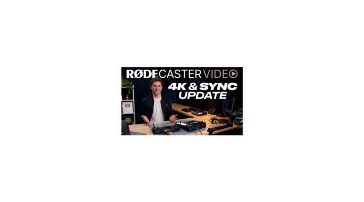 RØDE unlocks 4K capture mode across RØDECaster video range 1
