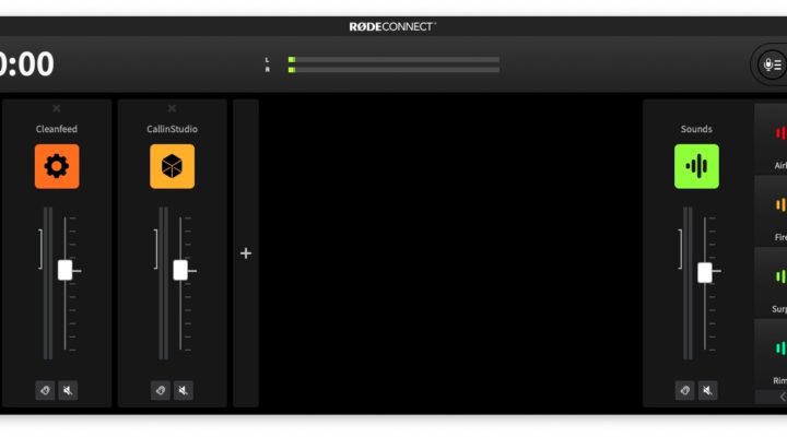 Use the free RØDE Connect to mix remote guests, phone calls and local mics for recording or live broadcast 1
