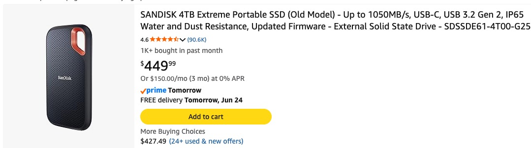 Any good external SSD deals for Amazon Prime Day? 19 Any good external SSD deals for Amazon Prime Day? 19