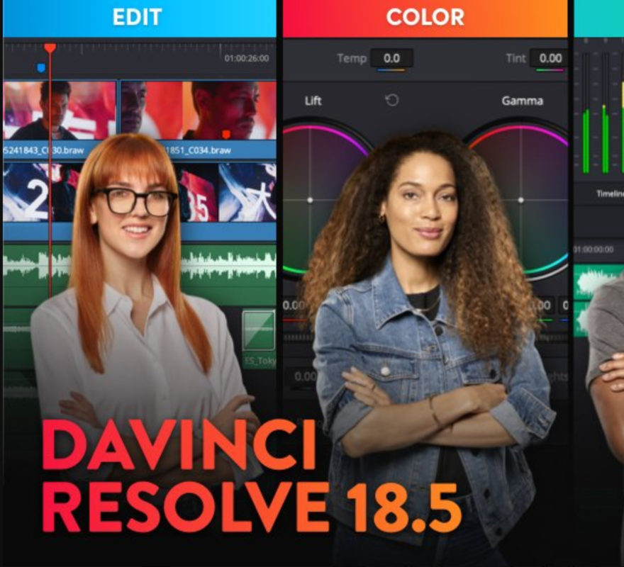 Blackmagic Design Announces DaVinci Resolve 18.5 1