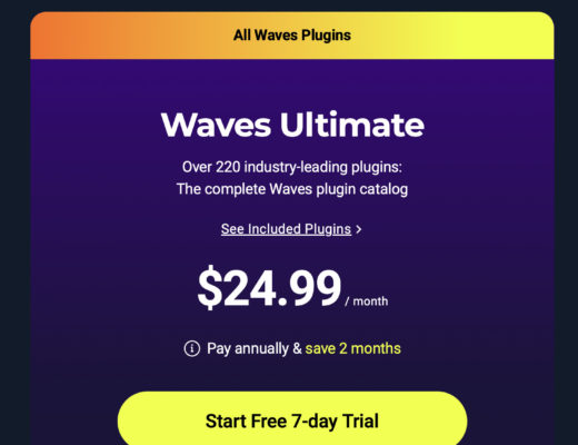 Waves audio goes subscription with Waves Creative Access 24