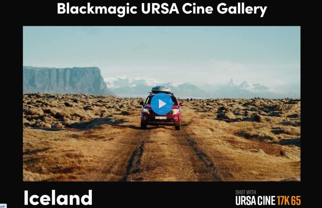 Blackmagic Design URSA 17K