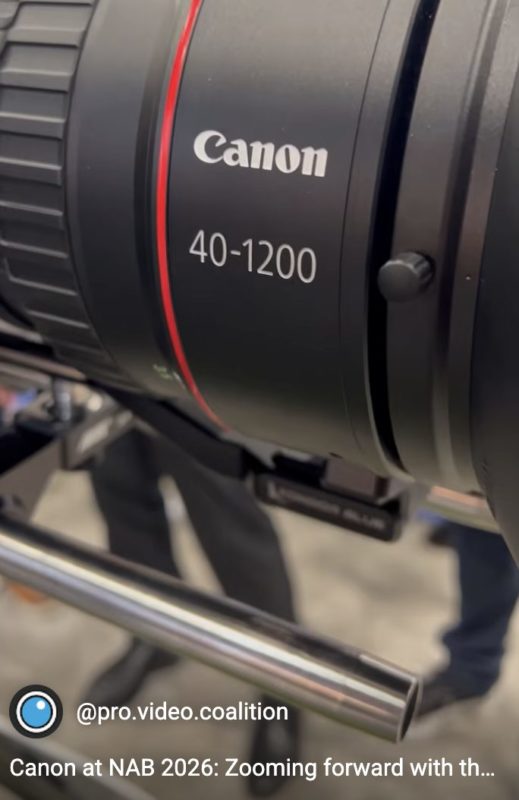 Canon at NAB 2026: Zooming forward with the world's longest Cine-Servo lens 1