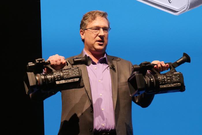 Peter Crithary shows two new Handycams