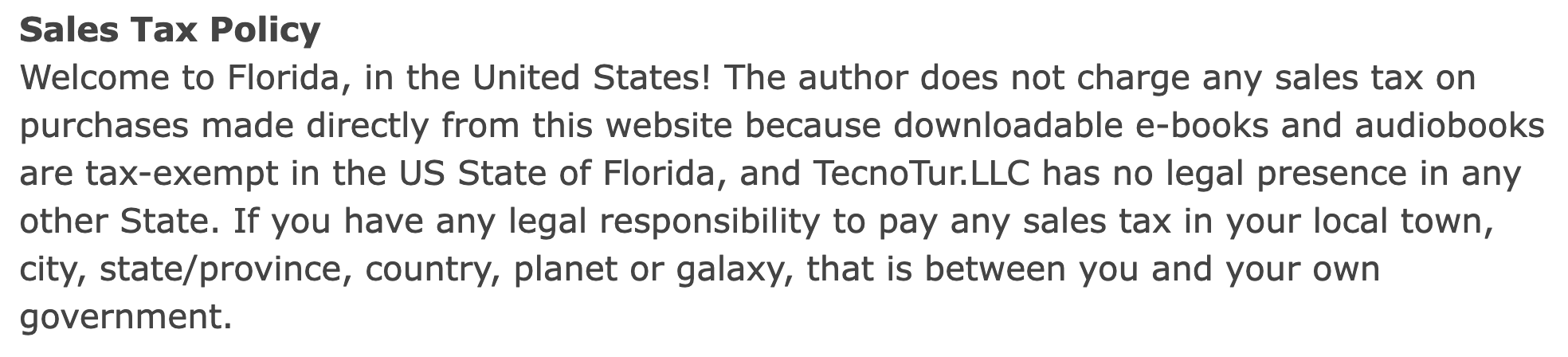 E-commerce sales tax: Let's stand our ground. Don't let them bully you! 15 E-commerce sales tax: Let's stand our ground. Don't let them bully you! 9