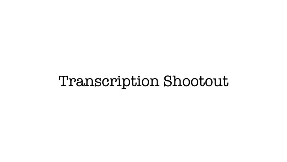 Transcription Shootout: DaVinci Resolve, Descript, FCP, FlexClip, Premiere Pro 1