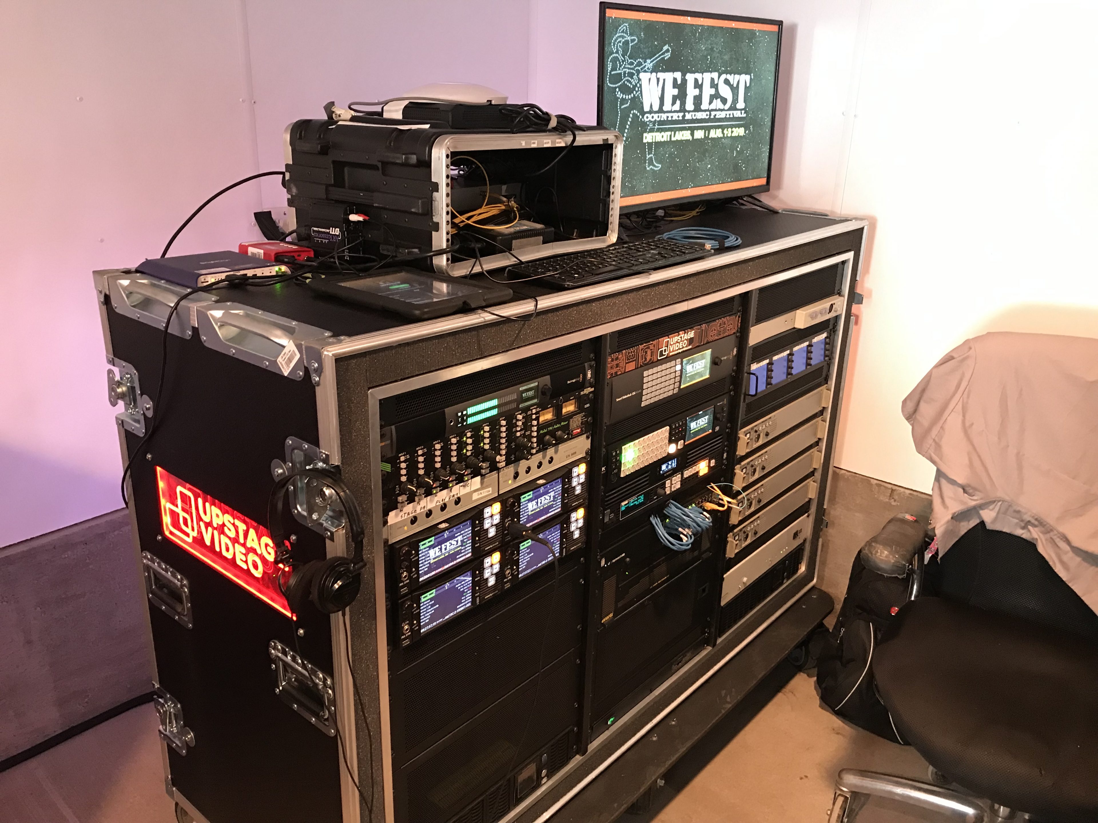 ATEM Constellation 8K Used at Country Music’s WE Fest 3