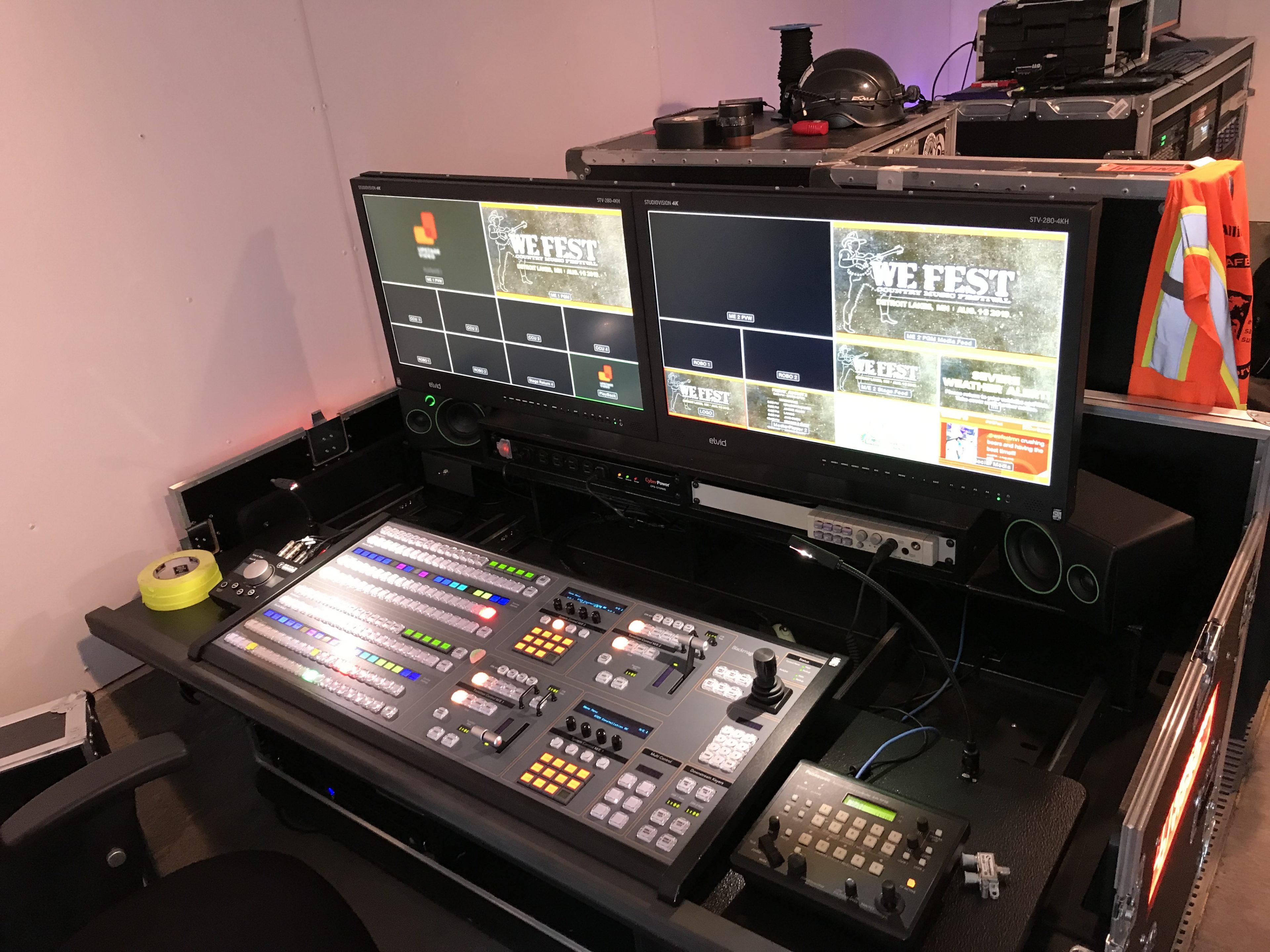 ATEM Constellation 8K Used at Country Music’s WE Fest 4