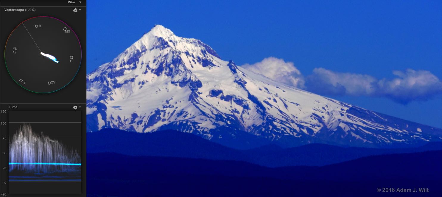 Mt. Hood, heavily graded 10-bit external V-Log L