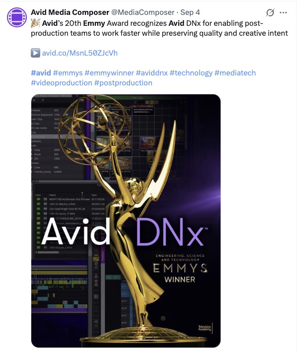 Avid's 20th Emmy and Adobe's first: the 2026 Engineering Emmy Awards have some familiar faces 5