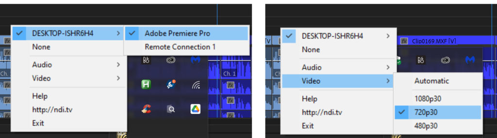 Using NDI Tools with Premiere Pro for Zoom review meetings 11