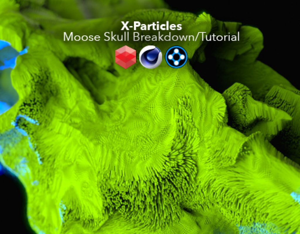 X-Particles Moose Skull
