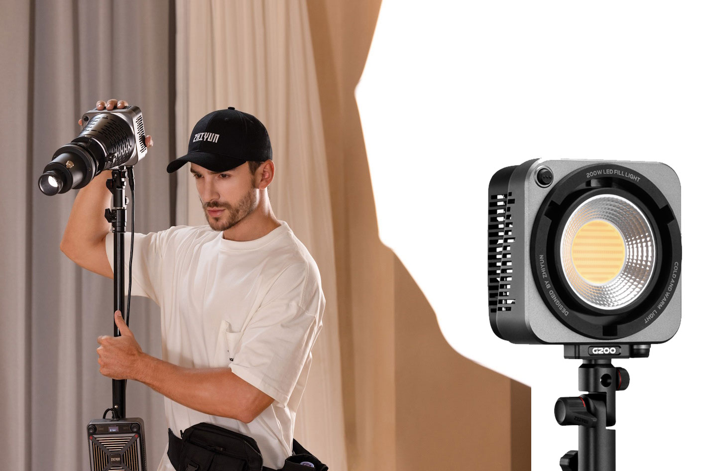 MOLUS G200 and FIVERAY V60: new lightweight filmmaking lights