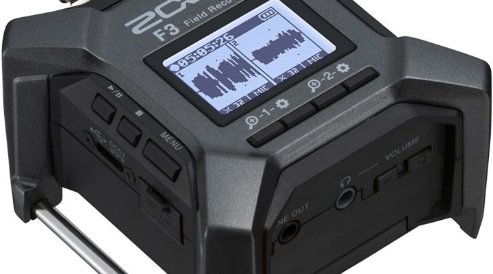 First look: Zoom F3 2-track 32-bit float recorder with 48 kHz sampling rate 1