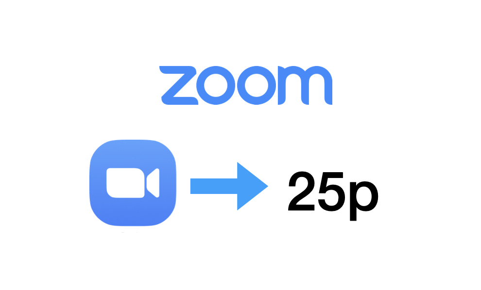 Zoom.us establishes 25p as worldwide framerate—Best practices? 26