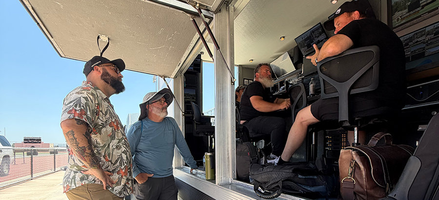 Equipment failure isn't an option says Bantaray, who uses AJA gear
