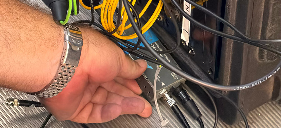 Equipment failure isn't an option says Bantaray, who uses AJA gear