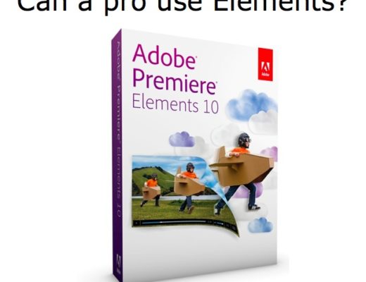 Can a professional really use Premiere Elements 10? 1