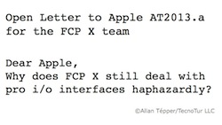 Why does FCP X still deal with pro i/o interfaces haphazardly? 3
