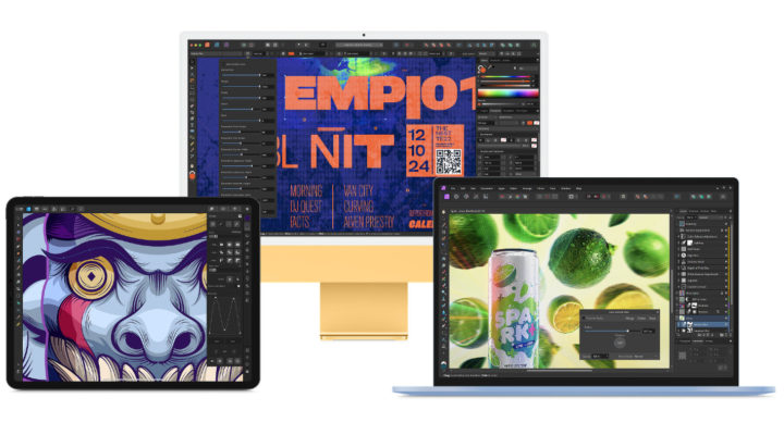 Affinity suite fully optimized for Windows ARM PCs