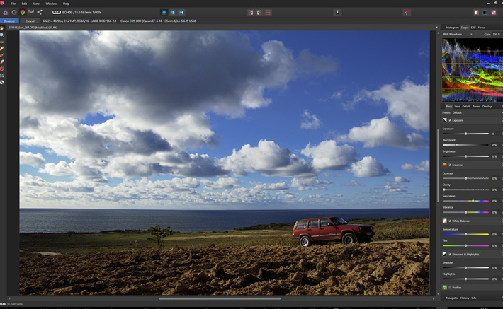 Hands-on: Affinity Photo for Windows