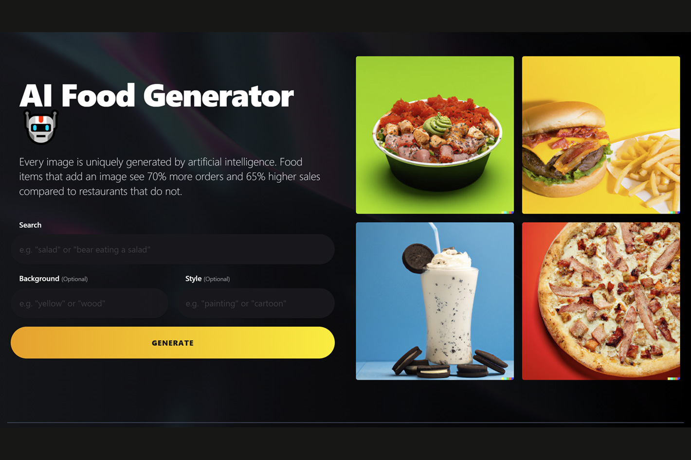 Lunchbox's AI Food Generator: some food for thought!