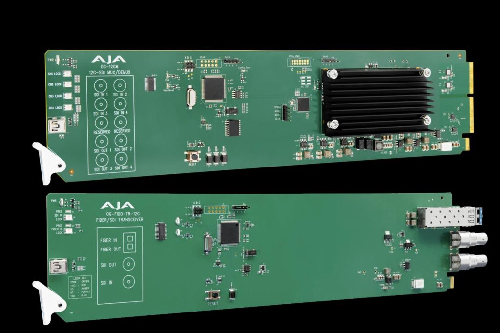 AJA releases two new 12G-SDI openGear solutions