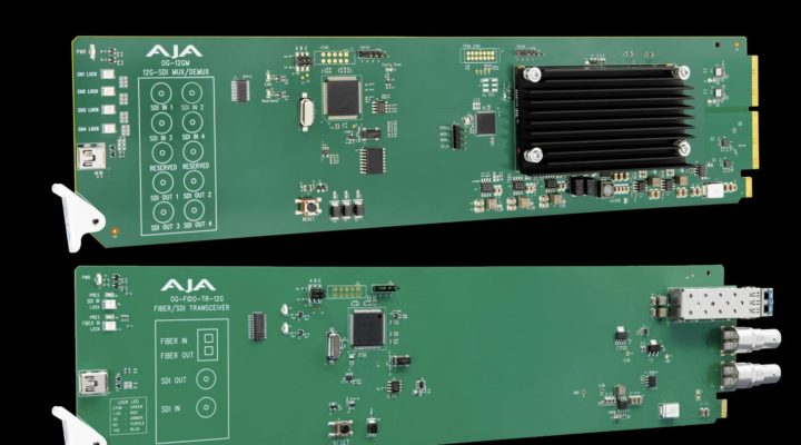 AJA releases two new 12G-SDI openGear solutions